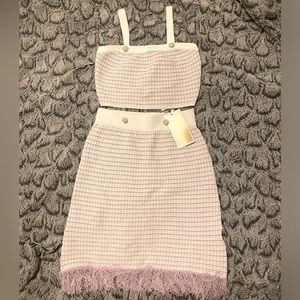 Skirt / Top light purple fringe